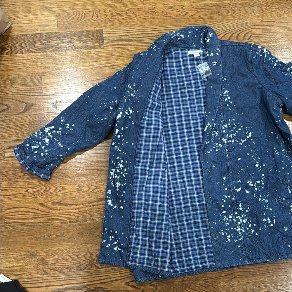 Blue Splatter Jacket - Picture 3 of 3